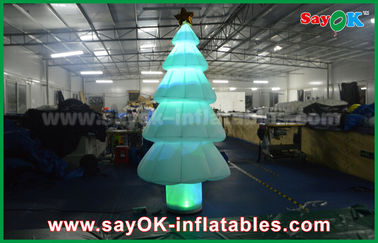 3m 나일론 물자를 가진 팽창식 가벼운 훈장 LED 점화 크리스마스 나무