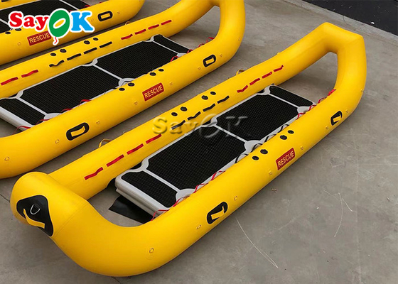 노란 PVC 팽창식 배 급속한 배치 강 뗏목 카약 카누 뗏목 물 구조