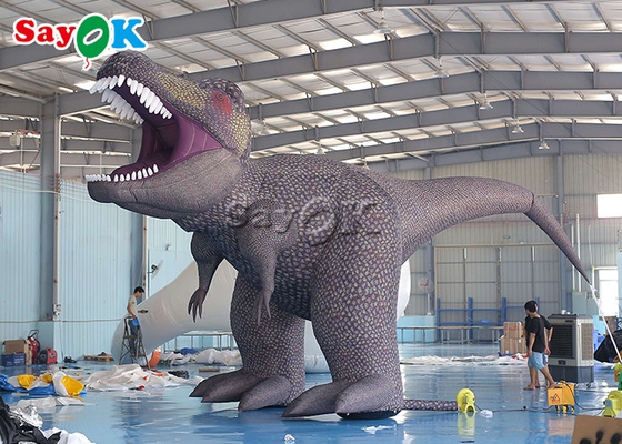 거대한 팽창용 마스코트 팽창형 티렉스 티라노사우루스 공룡 만화 캐릭터 생일 파티